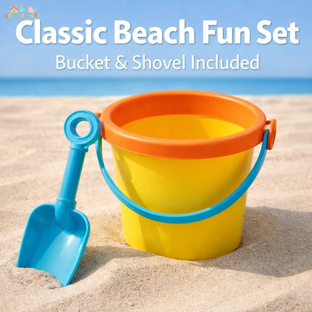 Kids Beach Bucket & Shovel Set