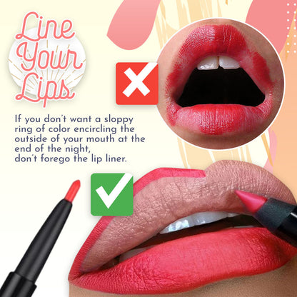 2 in 1 Lip Liner Lipstick