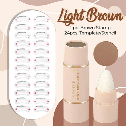 NEW One Step Brow Stamp Shaping Kit