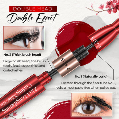 2 In 1 Lengthening Curling Mascara