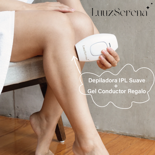 🟩LuuzSerena Depiladora IPL Suave + Gel Conductor Regalo