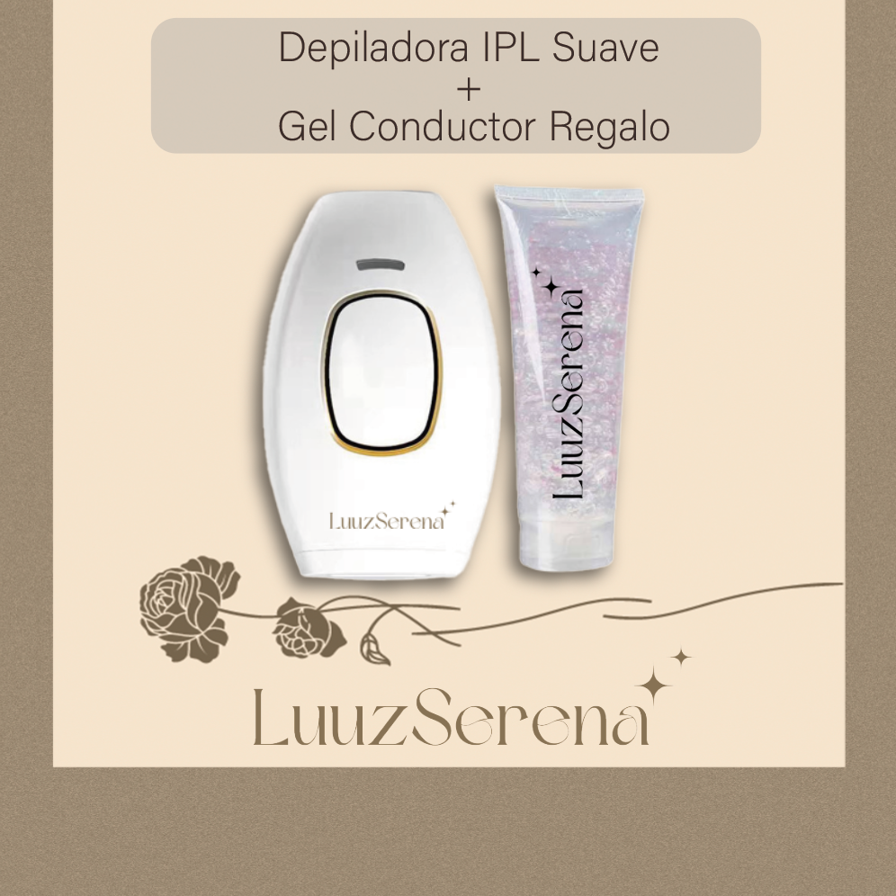 🟩LuuzSerena Depiladora IPL Suave + Gel Conductor Regalo