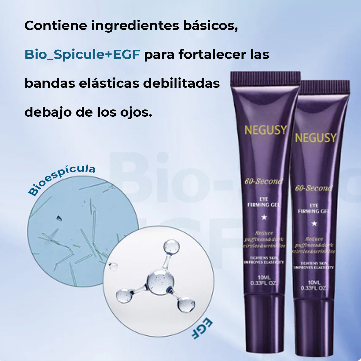 💙 60 segundos para resultados - Crema para Bolsas de Ojos NEGUSY